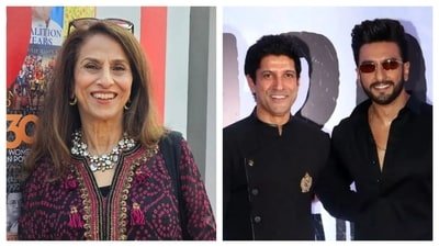 Shobhaa De has drawn parallels between Ranveer Singh’s ongoing Don 3 controversy and the Delhi Gymkhana Club row, Shobhaa De has drawn parallels between Ranveer Singh’s ongoing Don 3 controversy and the Delhi Gymkhana Club row,