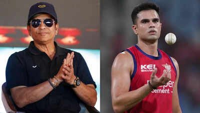 Sachin Tendulkar and his son Arjun 'Well done, Arjun': Proud father Sachin Tendulkar pens emotional note after son’s IPL 2026 debut