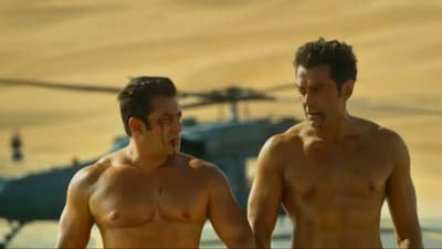 Bobby Deol with Salman Khan in Race 3. Bobby Deol with Salman Khan in Race 3.