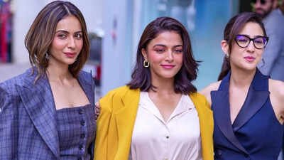 Sara Ali Khan, Rakul Preet Singh steer clear on rumours of catfight with Wamiqa Gabbi: 'You aren't going to be silly'