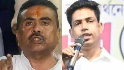 <p>Suvendu Adhikari; Jahangir Khan</p> TMC’s Jahangir Khan moves Calcutta HC, seeks protection days after CM Suvendu Adhikari’s 'Pushpa' remark