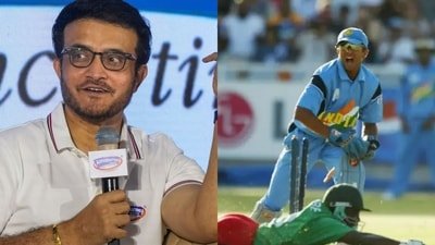 Sourav Ganguly spoke about his decision to use Rahul Dravid as a wicketkeeper in ODIs. (PTI, X images)