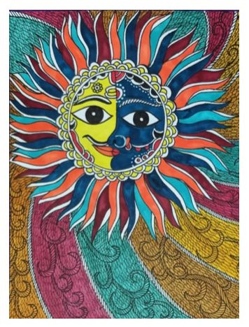 sun and moon motifs