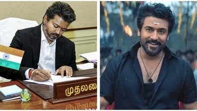 The makers of Suriya-starrer Karuppu thanked CM Vijay.