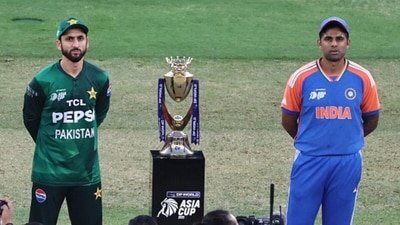 Salman Agha and Suryakumar Yadav didn't shake hands in Asia Cup and T20 World Cup. (AFP)