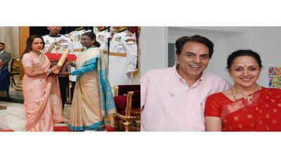 "Tears welled up..." : Hema Malini recalls feeling Dharmendra's "warm presence" while receiving Padma Vibhushan on his behalf Hema Malini’s emotional note on receiving Dharmendra’s Padma Vibhushan; 'I felt Dharam ji holding my hand,' says veteran actress