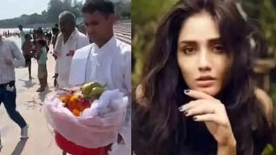 Twisha Sharma’s ashes immersed in Rishikesh; family recalls her deep bond with Ganga river