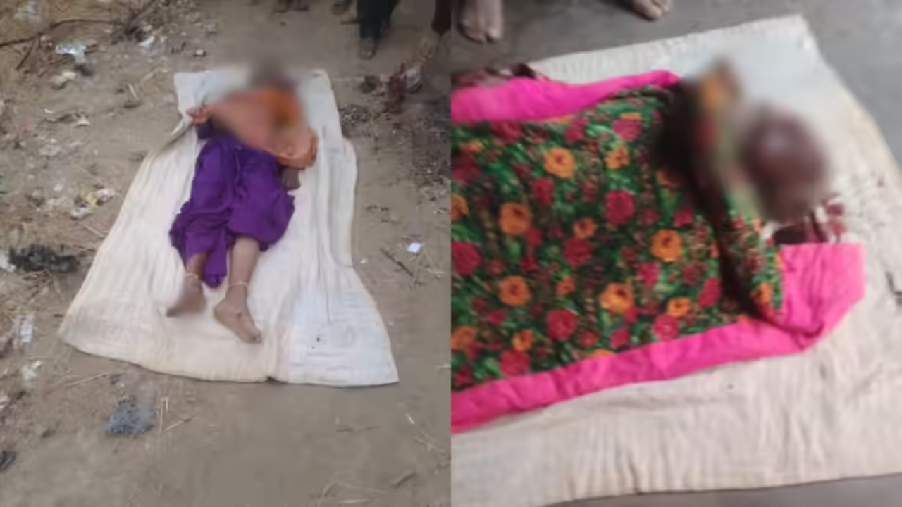 The partially burnt body was found near a pond in Patan district