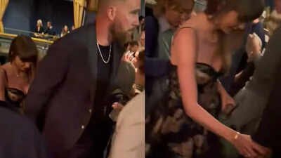 Taylor Swift and Travis Kelce take a break from wedding prep; attend Sadie Sink's Romeo and Juliet play in London- WATCH