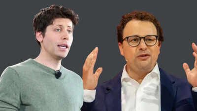 Representative Image. Left: OpenAI CEO Sam Altman, Right: Anthropic CEO Dario Amodei Two of the biggest cash-burning AI companies, Anthropic and OpenAI, now make for $2 trillion revenue backlog of …