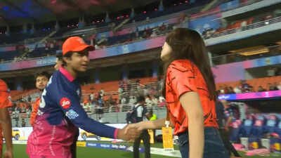 Watch: Kavya Maran greets Vaibhav Sooryavanshi after SRH exit IPL 2026