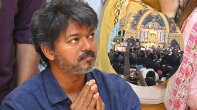Massive crowds gather at Velankanni for Thalapathy Vijay; fans disappointed after surprise cancellation - Report