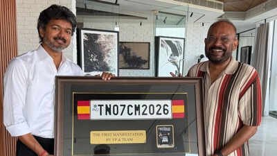 Virat Kohli’s signed bat to GOAT’s 'CM 2026' number plate: Vijay’s viral gifts that grabbed attention