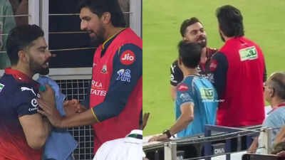IPL 2026: Virat Kohli-Ishant Sharma bromance goes viral during RCB vs GT clash - Watch
