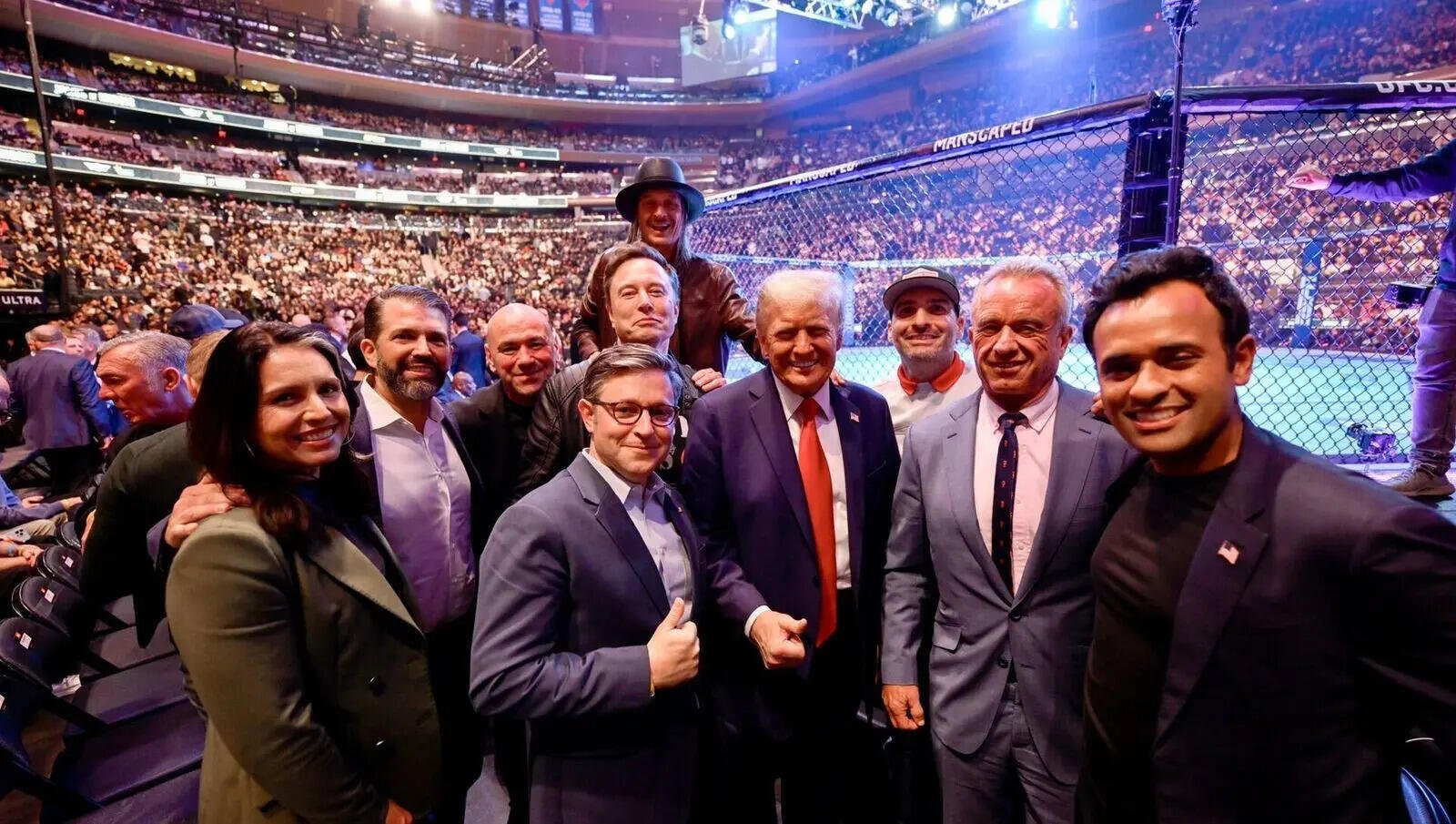 Vivek Ramaswamy with Trump and Co in 2024