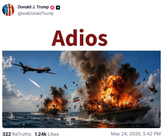 What Trump shared on Truth Social