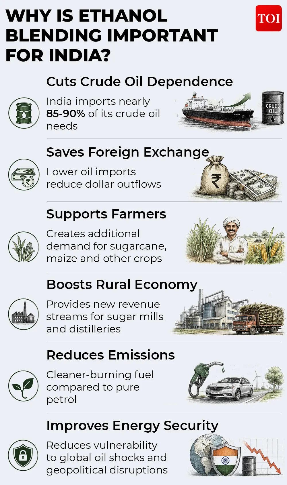 Why is Ethanol blending important for India?