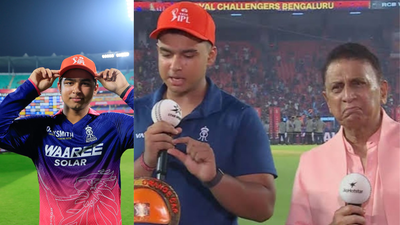 Vaibhav Sooryanshi and Sunil Gavaskar (Image: X) 'There was a legend ... ': Vaibhav Sooryavanshi recalls hearing Sunil Gavaskar stories from father
