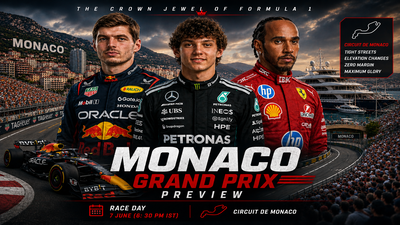 Monaco Grand Prix 2026: Kimi Antonelli stuns Ferrari duo Charles Leclerc and Lewis Hamilton to snatch pole, Max Verstappen joins front row