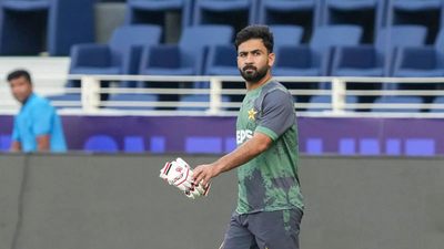 Pakistan's Khushdil Shah (Image: X) 'Umpiring decisions go in their favour': Pakistan's Khushdil Shah alleges bias towards India in cricket
