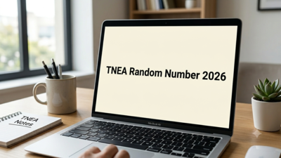 . TNEA Random Number 2026 out today: Link and steps to check here
