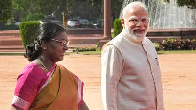 . An affirmation of people’s confidence, says Murmu while veep likens PM Modi to Lincoln