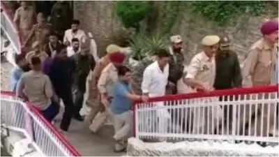 Akshay Kumar visited Mata Vaishno Devi Temple ahead of his film Welcome To The Jungle's release on June 26, 2026. Fans mobbed him for selfies at the temple. Directed by Ahmed Khan, the film features a massive ensemble cast of 34 actors including Suniel Shetty, Disha Patani and others. Akshay Kumar seeks blessings at Mata Vaishno Devi temple ahead of ‘Welcome To The Jungle’ release, fans rush for selfies