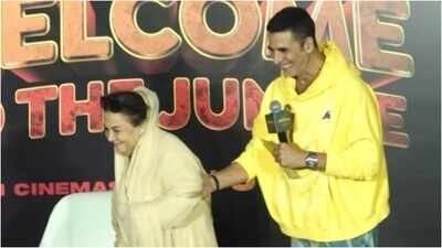 The song launch of 'Tera Paisa Mera Paisa' from 'Welcome To The Jungle' saw a star-studded gathering in Mumbai. Farida Jalal teased her role, saying she would shock everyone, while Akshay Kumar praised her comedy in the film. The film releases in cinemas on June 26, 2026. 'Going to shock you all': Farida Jalal reveals about her role in 'Welcome To The Jungle'; Akshay Kumar says 'She has done the best comedy in the film'