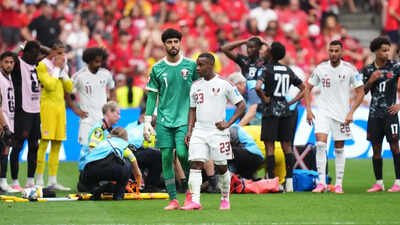 FIFA World Cup: Qatar's Assim Madibo banned for five games over leg-break tackle