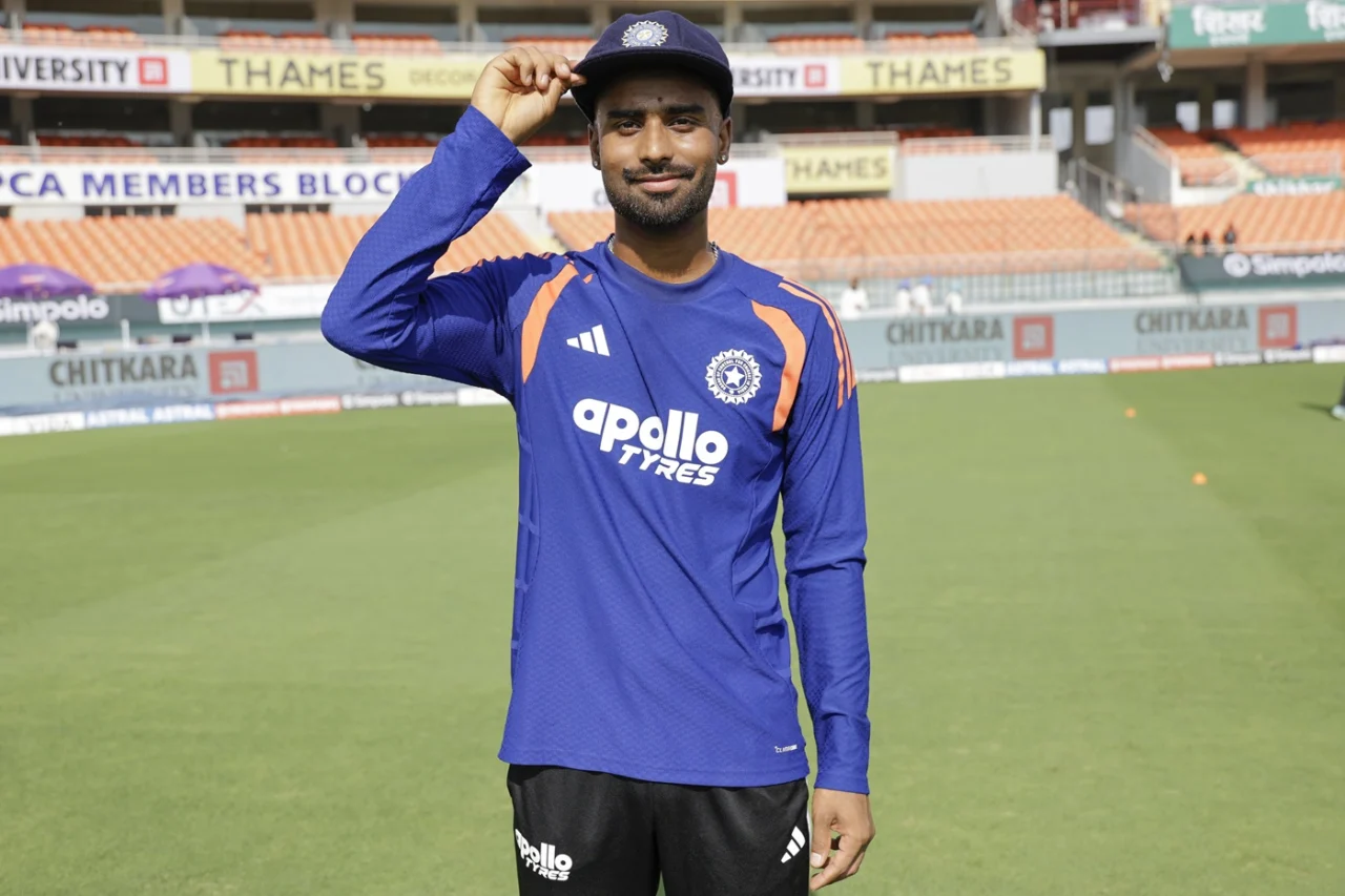 Manav Suthar Creates History on Test Debut, Takes 6 Wickets Against Afghanistan