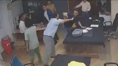 Son caught cheating, cop ‘vandalises’ Dehradun college office, threatens teachers; watch