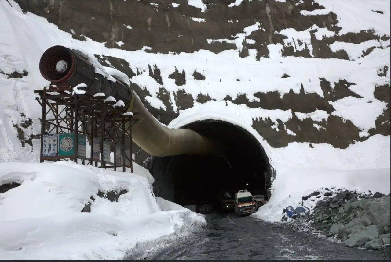 Zoji La tunnel (Image source: MEIL/ANI)
