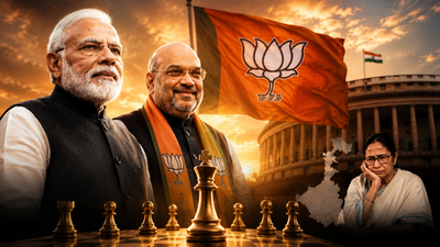 AI-generated image used for representation March to dominance: How victories in states is consolidating BJP in Parliament