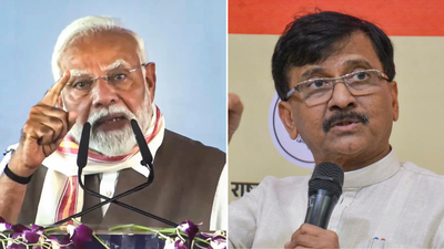 Prime Minister Narendra Modi and Senior Shiv Sena UBT leader Sanjay Raut (File photo) 'Same land that produced Aurangzeb also produced people like him': Sanjay Raut's swipe at PM Modi