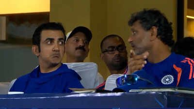 Watch: Gautam Gambhir's priceless reaction to KL Rahul's stunning six steals the show in India's win over Afghanistan