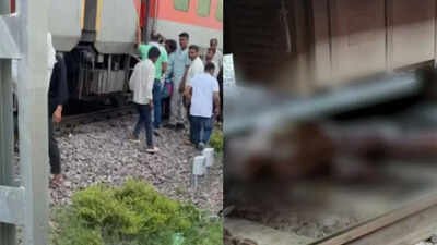 Fearing a fire, 4 get off train, only to be run over by another