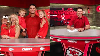 Chiefs coach Andy Reid heaps praise on Patrick Mahomes as “whole package” amid record breaking $500M contract extension (Image via X: Patrick Mahomes with family) Chiefs coach Andy Reid heaps praise on Patrick Mahomes as “whole package” amid record breaking $500M contract extension