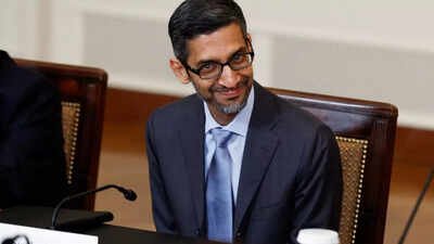 When Sundar Pichai cracked an 'AI' joke during his Stanford University speech: Difficult to not talk about AI because my name…