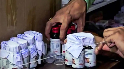 ANI file photo Government: No cough syrup sale sans prescription