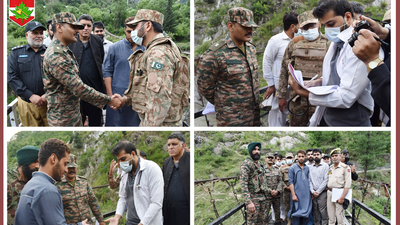 Indian Army has repatriated a Pakistani national, who was detained along the Line of Control (LoC) Indian, Pak Army officers shake hands during a repatriation process along LoC