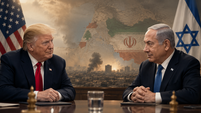 Donald Trump and Benjamin Netanyahu (R) 'Bibi is hysterical about it': How US-Iran understanding is rattling Israel over Lebanon
