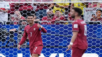 Portugal's Cristiano Ronaldo (AP Photo) Cristiano Ronaldo rewrites football history, becomes first player to...