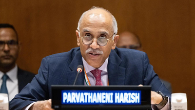 Ambassador Parvathaneni Harish, India's Permanent Representative to the UN in New York (File photo) India tears into Pakistan over 'unwarranted remarks' at UN: 'J&K was, is & will remain internal matter'