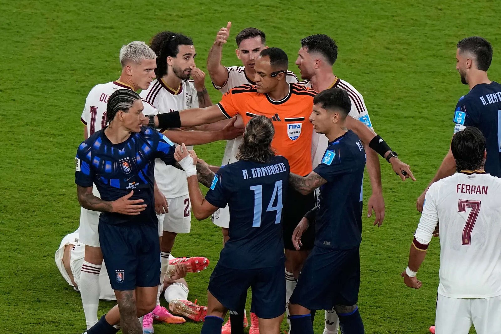 Spain Uruguay WCup Soccer