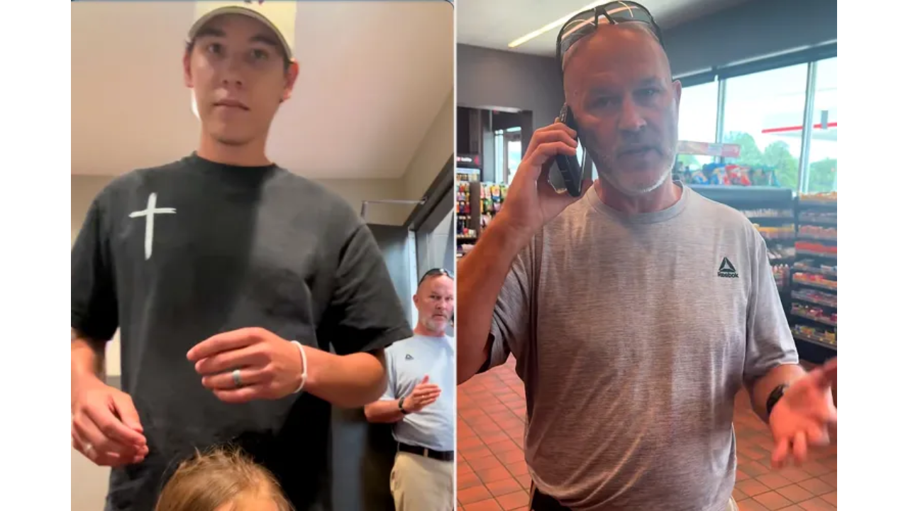A dad’s visit to the women’s washroom with his little daughters turned controversial after another man called the police: Who do you think was right?