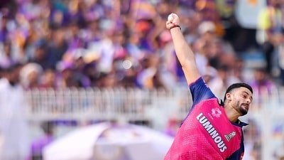 For RR, Jofra Archer, Yudhvir Singh, Maheesh Theekshana and Riyan Parag took a wicket each. (Surjeet Yadav)
