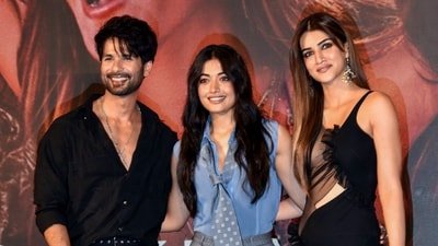 Cocktail 2 box office collection day 1: Shahid Kapoor, Kriti Sanon, Rashmika Mandanna star in the film. (ANI Photo) Cocktail 2 box office collection day 1: Shahid Kapoor, Kriti Sanon, Rashmika Mandanna star in the film. (ANI Photo)
