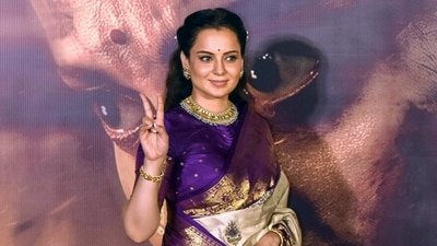 Kangana Ranaut during the trailer launch of Bharat Bhhagya Viddhaata. (ANI Photo) (Girish Srivastav) Kangana Ranaut during the trailer launch of Bharat Bhhagya Viddhaata. (ANI Photo) (Girish Srivastav)