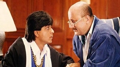 Anupam Kher shot in the bungalow now known as Mannat, the residence of Shah Rukh Khan.