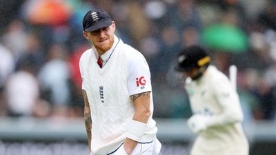 Cricket - England v New Zealand - First Test - Lord's Cricket Ground, London, Britain - June 6, 2026 England's Ben Stokes reacts Action Images via Reuters/Andrew Boyers     TPX IMAGES OF THE DAY (Action Images via Reuters)